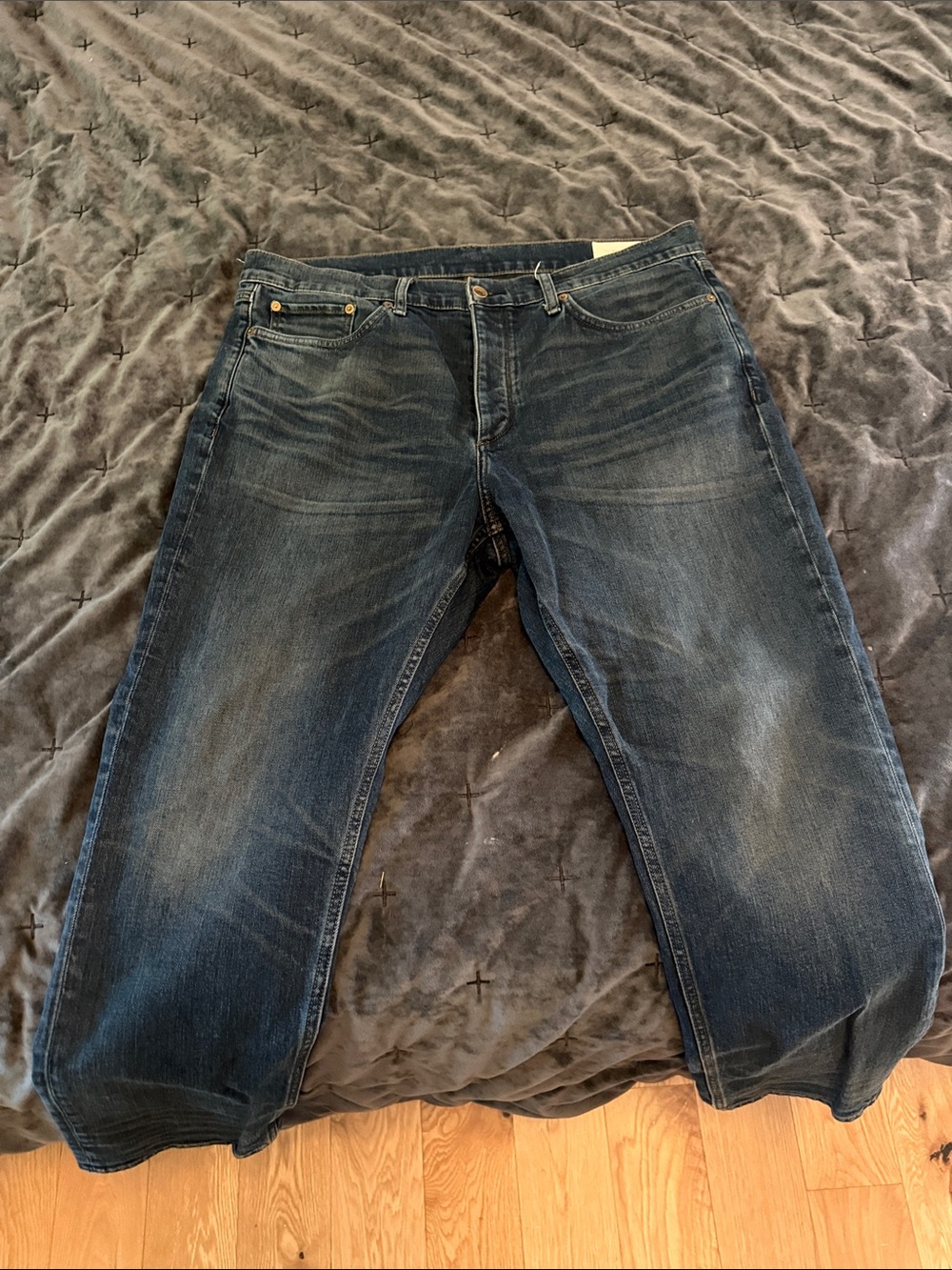 rag & bone Men's Straight Leg Dark Blue Denim Jeans sz 38